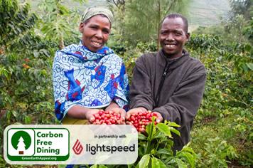 Carbon Free Dining in partnership with Lightspeed